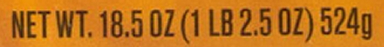 Soup label - weight